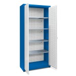 JOTKEL 23190 Szafa uniwersalna 4 półki ocynkowane + tablice perforowane