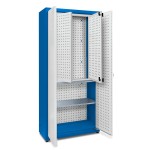 JOTKEL 23136 Szafa uniwersalna 2 półki ocynkowane + tablice perforowane + zespół drzwi wewnętrznych