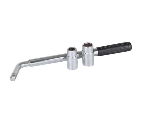 PROLINE 29023 Klucz do kół teleskopowy z nasadkami 17 / 19 mm i 21 / 23 mm dł. 350 - 530 mm