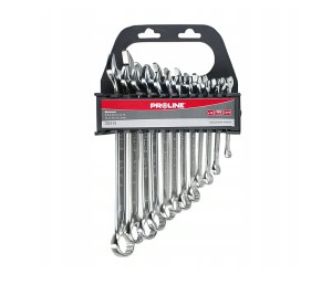 PROLINE 35312 Klucze płasko-oczkowe 6 - 22 mm CrV zestaw 12 el. DIN 3113