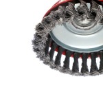 Kraft&Dele KD10972 Szczotka doczołowa stalowa splatana 100 mm x M14
