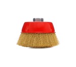 Kraft&Dele KD10975 Szczotka doczołowa mosiądzowana 125 mm x M14