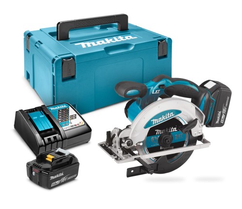 MAKITA DSS610RTJ Pilarka tarczowa akumulatorowa 18V tarcza 165 mm + 2 x bateria 5Ah Li-Ion