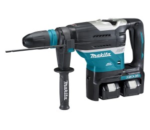 MAKITA DHR400PT4U Młot udarowo-obrotowy SDS-Max 8.0 J + 4 x akumulator 5 Ah BL1850B + ładowarka DC18RD walizka