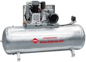 AIRPRESS Kompresor G 1000-500 Pro 11 bar 7.5 KM 698 l/min galwanizowany 500 l