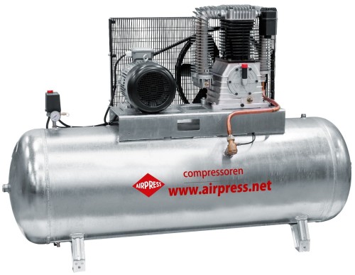 AIRPRESS Kompresor G 1500-500 Pro 11 bar 10 KM 859 l/min galwanizowany 500 l