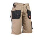 URGENT URG-C Krótkie spodenki robocze beżowo-czarne