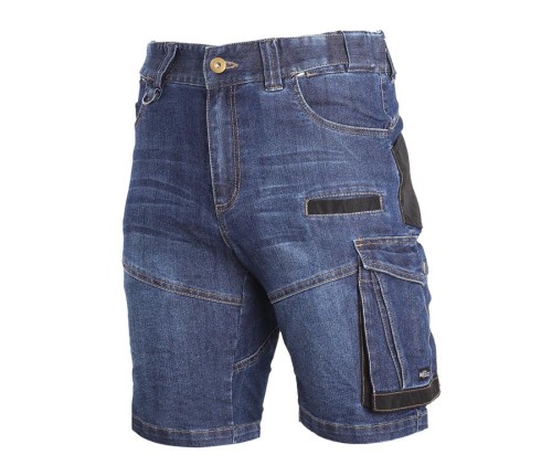 LAHTI PRO L40707 Spodnie robocze krótkie jeansowe SLIM FIT