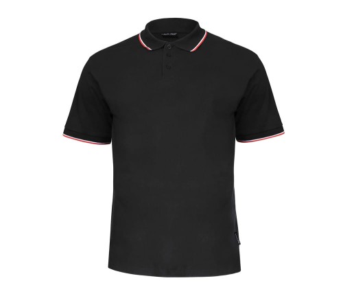 LAHTI PRO L40310 Koszulka POLO bawełniana czarna 190g/m2