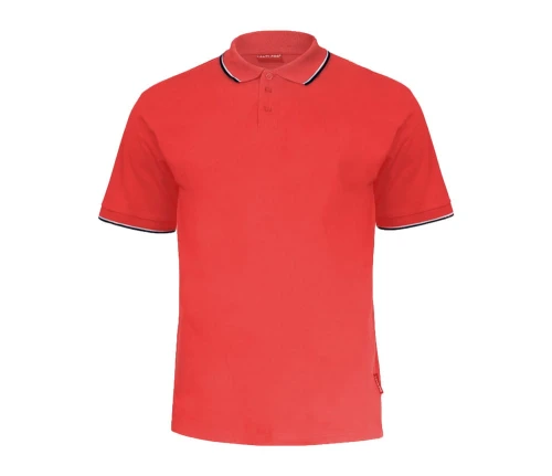 LAHTI PRO L40313 Koszulka POLO bawełniana czerwona 190g/m2