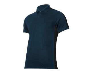 LAHTI PRO L40320 Koszulka POLO bawełniana granatowo-czarna 190g/m2