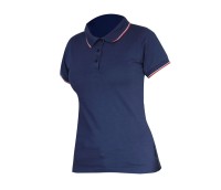 LAHTI PRO L40316 Koszulka damska POLO bawełniana granatowa 190g/m2