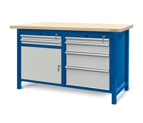 JOTKEL 22009 Stół warsztatowy z szufladami i drzwiczkami - wersja HSS03 1500 x 740 x 900 mm