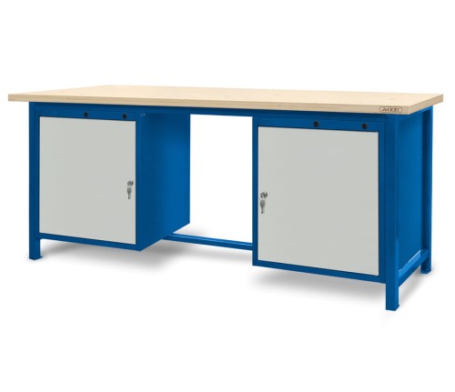 JOTKEL 22110 Stół warsztatowy z drzwiczkami - wersja HSS04 2100 x 740 x 900 mm