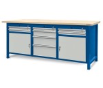 JOTKEL 22122 Stół warsztatowy z szufladami i drzwiczkami - wersja HSS04 2100 x 740 x 900 mm