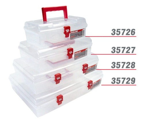 PROLINE 35726 Organizer z rączką, 5 przegród, 245x150x85 mm