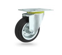 12L Koło metalowo-gumowe  w obudowie skrętnej o śr. 100 mm