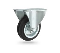 13 Koło metalowo-gumowe  w obudowie stałej o śr. 100 mm