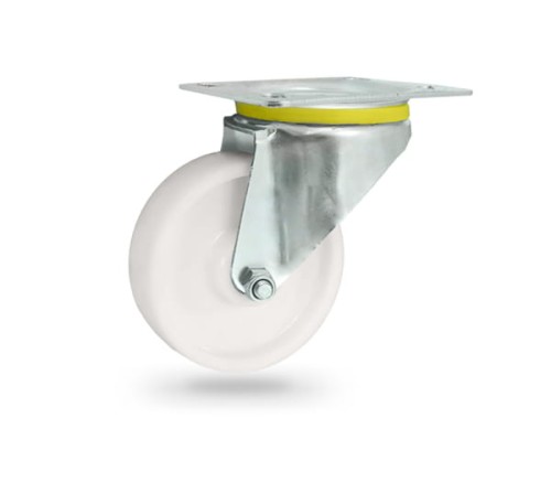 12B Koło poliamidowe w obudowie skrętnej o śr. 100 mm