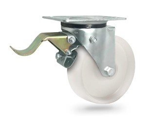 45BH Koło poliamidowe w obudowie skrętnej z hamulcem o śr. 160 mm