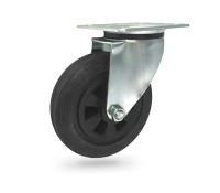 42T Koło tworzywowo-gumowe  w obudowie skrętnej o śr. 160 mm