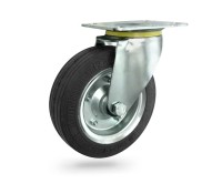 52N Koło metalowo-gumowe  w obudowie skrętnej o śr. 180 mm