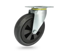 62T Koło tworzywowo-gumowe  w obudowie skrętnej o śr. 200 mm