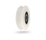 C60/6Ł Rolka tworzywowa poliamidowa profilowana o śr. 60 mm na linkę 6 mm z łożyskiem