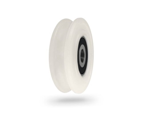 C60/6Ł Rolka tworzywowa poliamidowa profilowana o śr. 60 mm na linkę 6 mm z łożyskiem