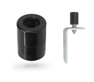 RB-25 Rolka tworzywowa prowadząca do bram o śr. 25 mm bez łożyska