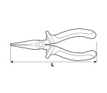 NEO TOOLS 01-014 Szczypce wydłużone proste 200 mm