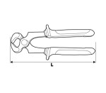 NEO TOOLS 01-022 Szczypce czołowe 200 mm