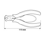 NEO TOOLS 01-101 Szczypce precyzyjne czołowe 115 mm