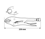 NEO TOOLS 01-216 Szczypce zaciskowe uniwersalne 250 mm zaokrąglone
