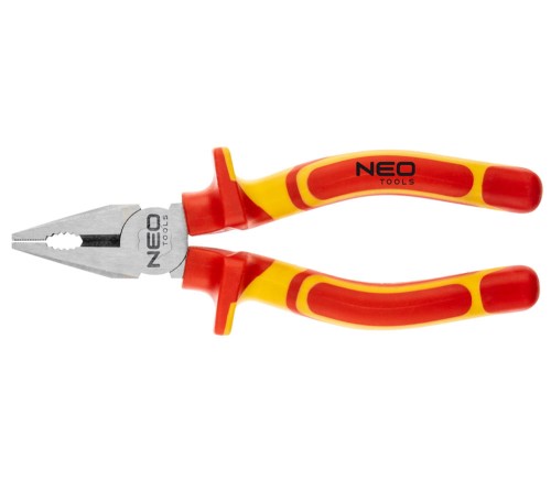 NEO TOOLS 01-221 Szczypce uniwersalne 180 mm 1000 V CrV polerowane
