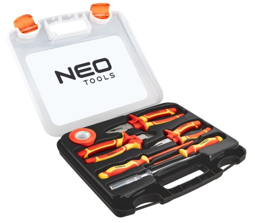 NEO TOOLS 01-237 Zestaw szczypiec i wkrętaków 1000 V - 7 elementów
