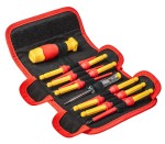 NEO TOOLS 01-308 Końcówki wkrętakowe z uchwytem 1000 V zestaw 12 szt. w etui