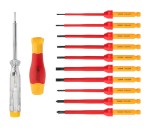 NEO TOOLS 01-308 Końcówki wkrętakowe z uchwytem 1000 V zestaw 12 szt. w etui