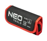 NEO TOOLS 01-308 Końcówki wkrętakowe z uchwytem 1000 V zestaw 12 szt. w etui