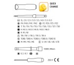 NEO TOOLS 01-309 Końcówki wkrętakowe z uchwytem 1000 V zestaw 50 szt. w etui