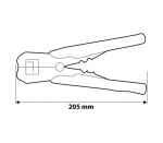 NEO TOOLS 01-500 Automatyczny ściągacz izolacji 205 mm, czołowy