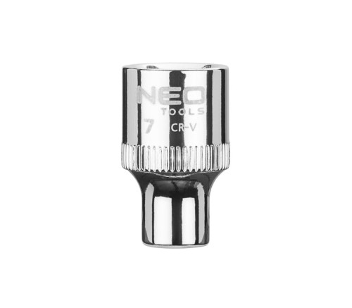 NEO TOOLS 08-107 Nasadka 6-kątna krótka 3/8" 7 mm SUPERLOCK