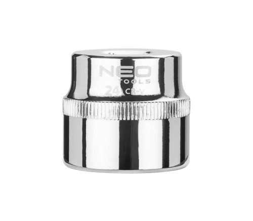 NEO TOOLS 08-124 Nasadka 6-kątna krótka 3/8" 24 mm SUPERLOCK