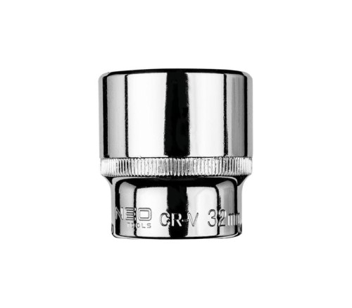 NEO TOOLS 08-432 Nasadka 6-kątna krótka 1/2" 32 mm