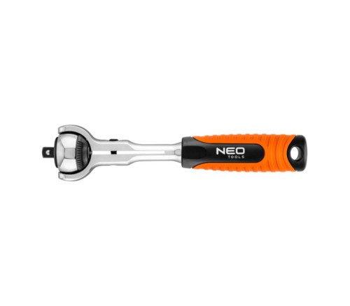 NEO TOOLS 08-540 Grzechotka z obrotową głowicą 1/4" 155 mm 72z
