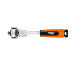 NEO TOOLS 08-543 Grzechotka z obrotową głowicą 3/8" 200 mm 72z