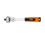 NEO TOOLS 08-546 Grzechotka z obrotową głowicą 1/2" 250 mm 72z