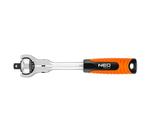 NEO TOOLS 08-546 Grzechotka z obrotową głowicą 1/2" 250 mm 72z