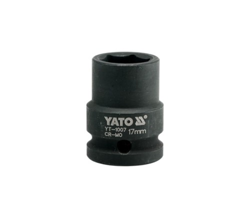 YATO YT-1007 Nasadka 6-kątna udarowa 1/2'' krótka 17 mm CrMo