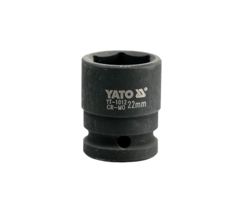YATO YT-1012 Nasadka 6-kątna udarowa 1/2'' krótka 22 mm CrMo